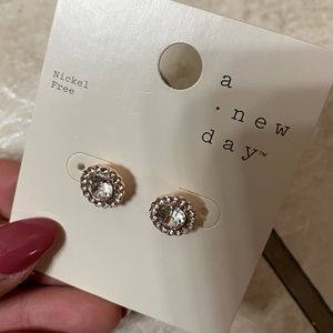 Rose Gold stud earrings